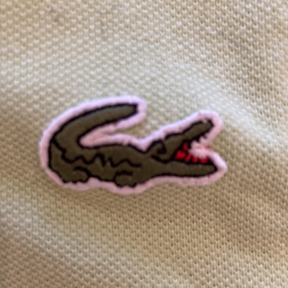 Lacoste mens polo size 5 in lime green - Picture 5 of 5